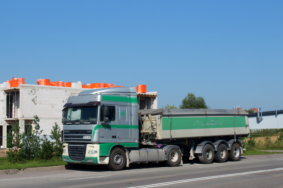 Литва, № HTZ 341 — DAF XF105 FT