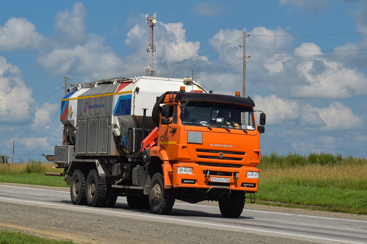 Алтайский край, № А 103 МН 122 — КамАЗ-6522-53