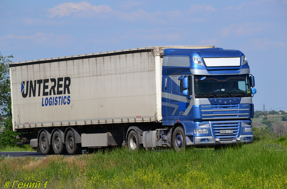 Московская область, № М 808 ТЕ 190 — DAF XF105 FT