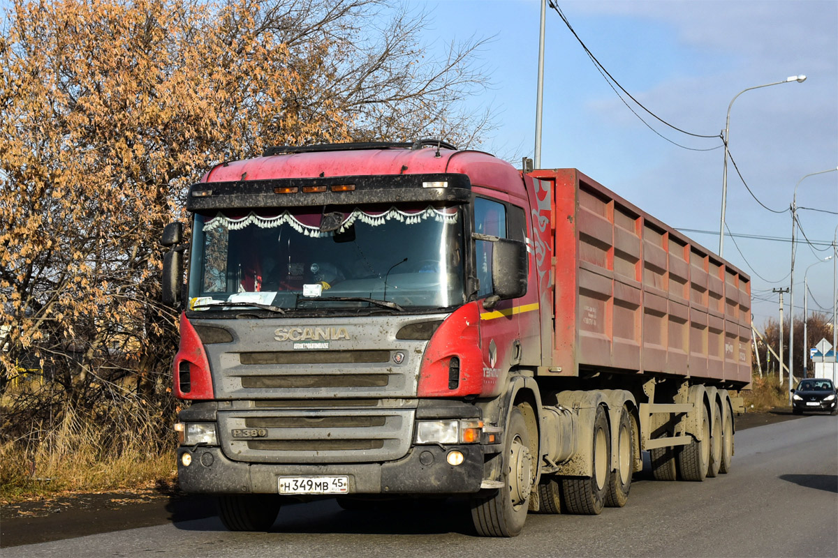 Курганская область, № Н 349 МВ 45 — Scania ('2004) P380