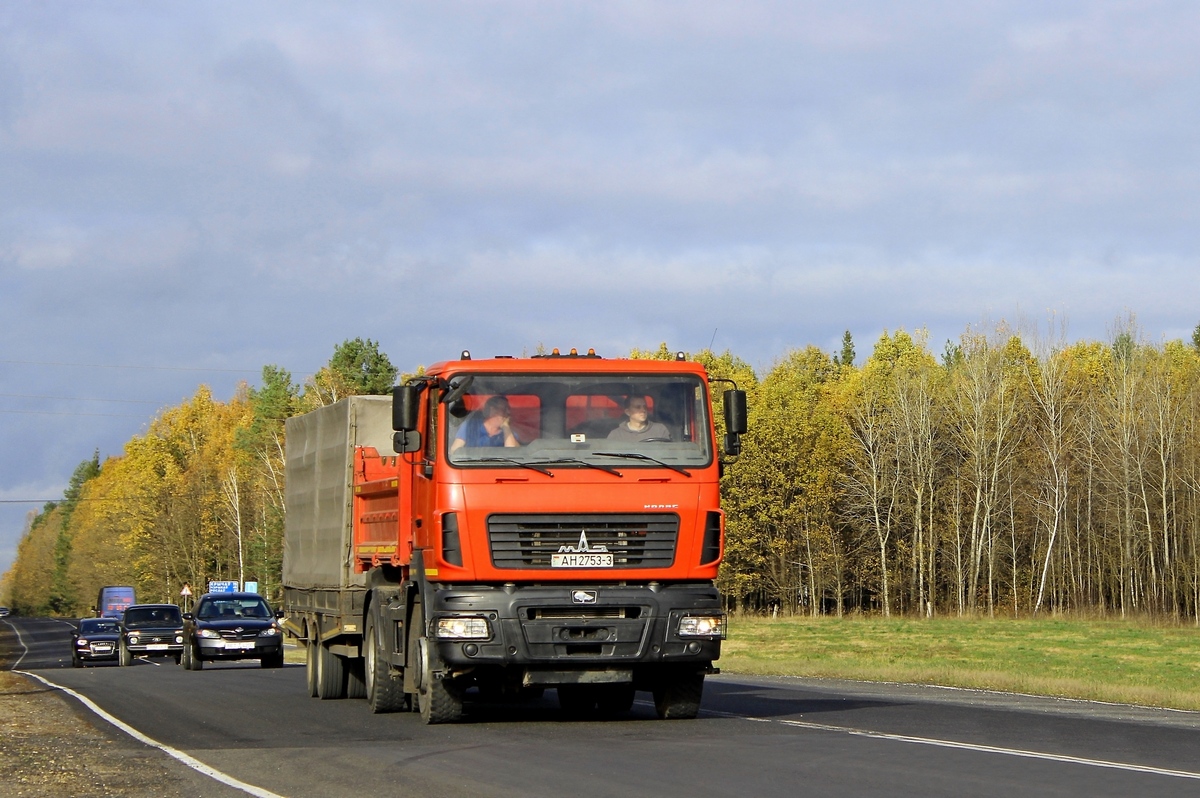 Гомельская область, № АН 2753-3 — МАЗ-5550 (общая модель)