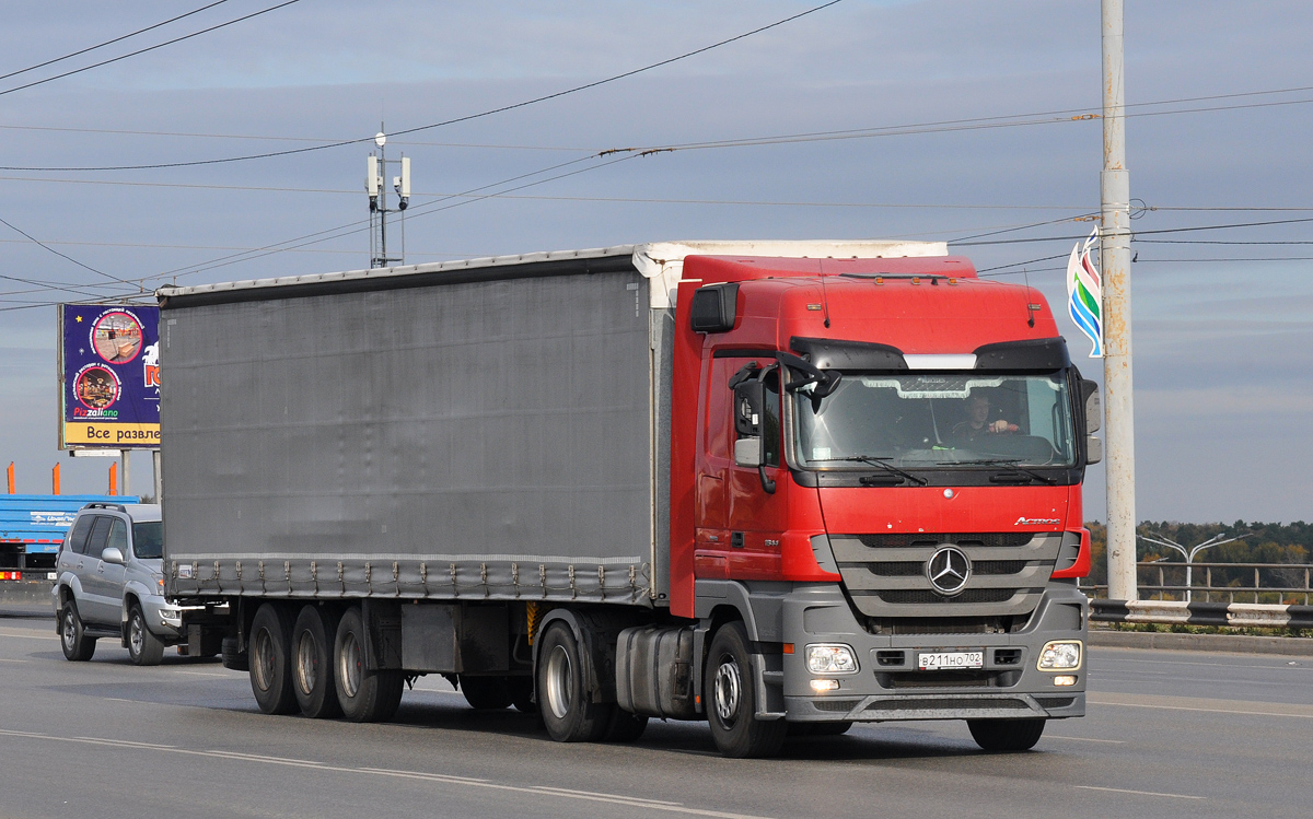 Башкортостан, № В 211 НО 702 — Mercedes-Benz Actros '09 1844 [Z9M]