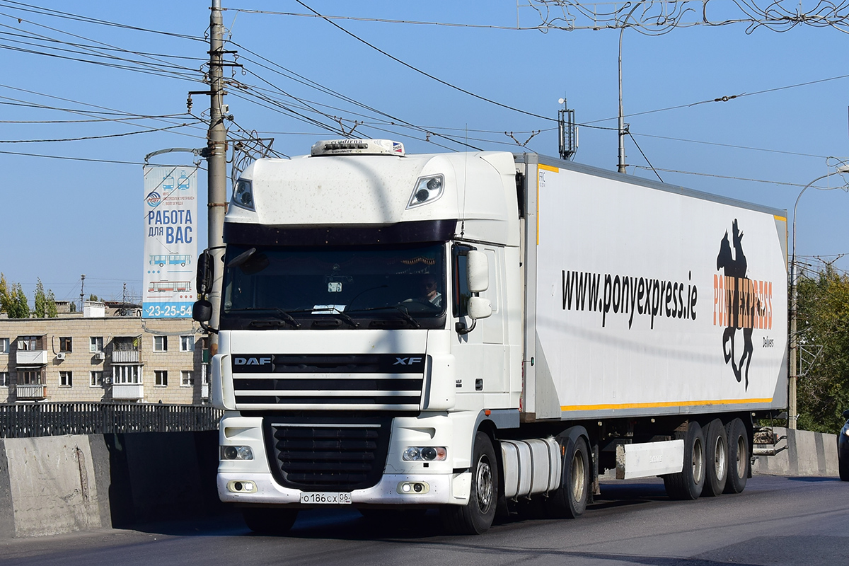 Ингушетия, № О 186 СХ 06 — DAF XF105 FT