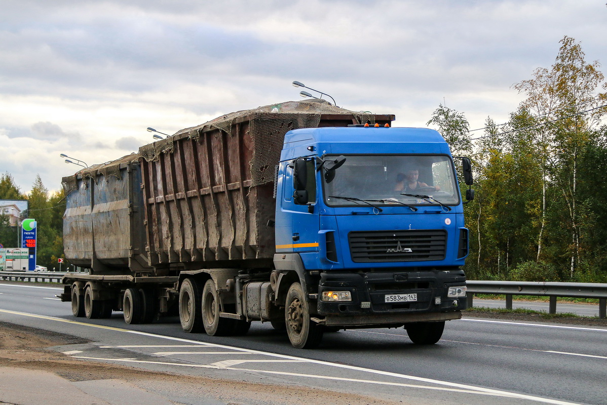 Ленинградская область, № В 583 МВ 147 — МАЗ-6312B9