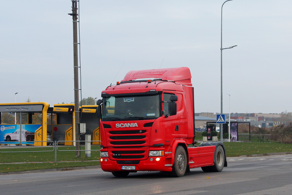 Литва, № NEP 841 — Scania ('2013) G410