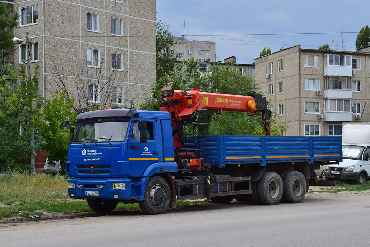 Волгоградская область, № В 553 ХС 134 — КамАЗ-65117-L4