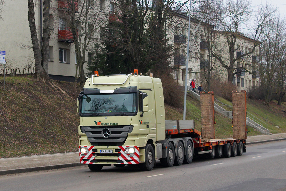 Литва, № KZK 983 — Mercedes-Benz Actros ('2009)