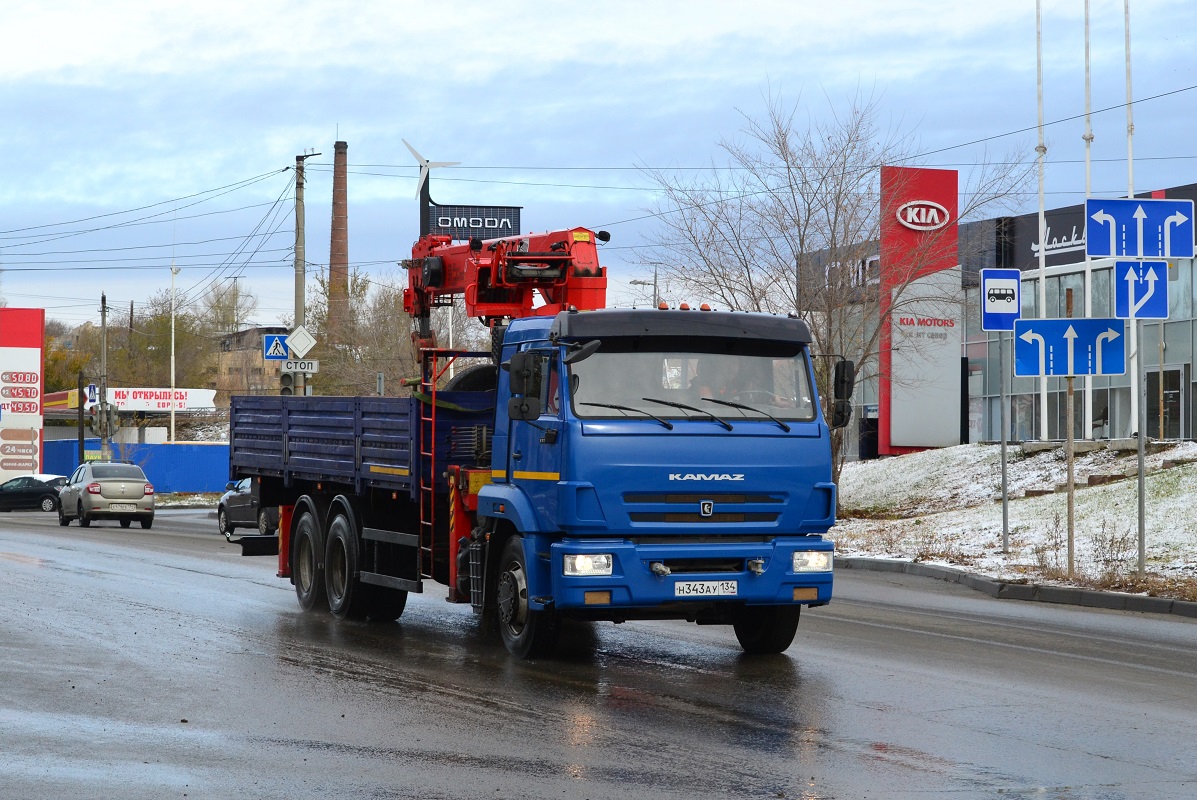 Волгоградская область, № Н 343 АУ 134 — КамАЗ-65117-A5