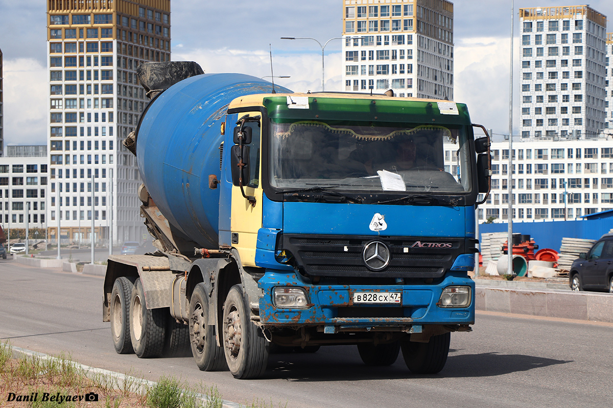 Ленинградская область, № В 828 СХ 47 — Mercedes-Benz Actros ('2003)