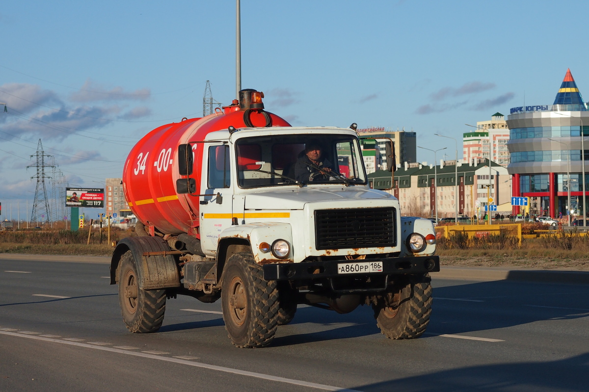 Ханты-Мансийский автоном.округ, № А 860 РР 186 — ГАЗ-33081 «Садко»