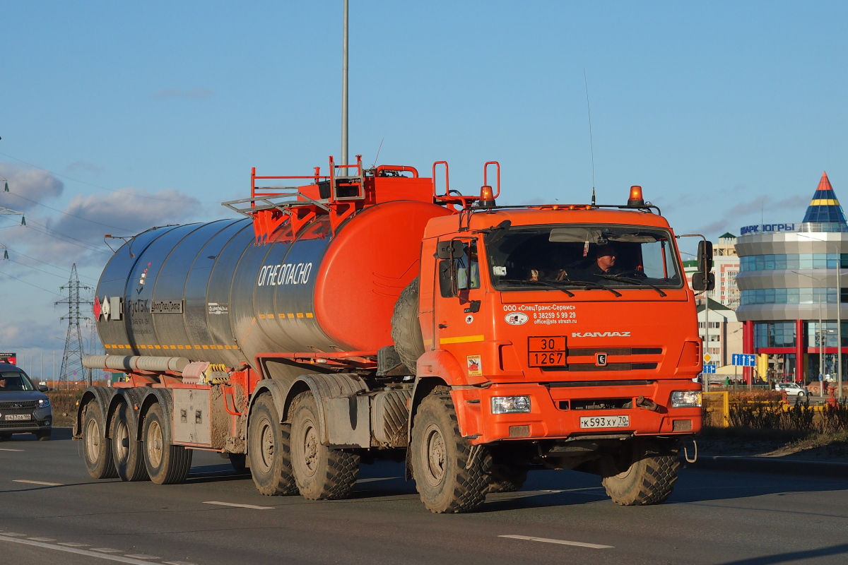 Томская область, № К 593 ХУ 70 — КамАЗ-43118-50