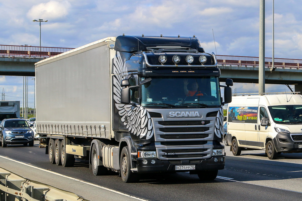 Карелия, № М 274 РР 10 — Scania ('2013) R400