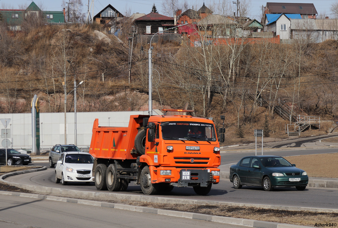 Красноярский край, № Р 031 ОВ 124 — КамАЗ-65115-L4