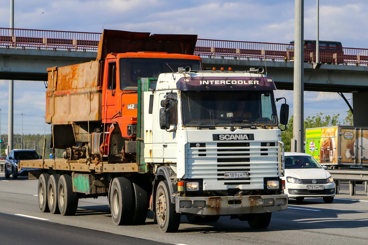 Ленинградская область, № М 189 ЕН 47 — Scania (II) (общая модель)