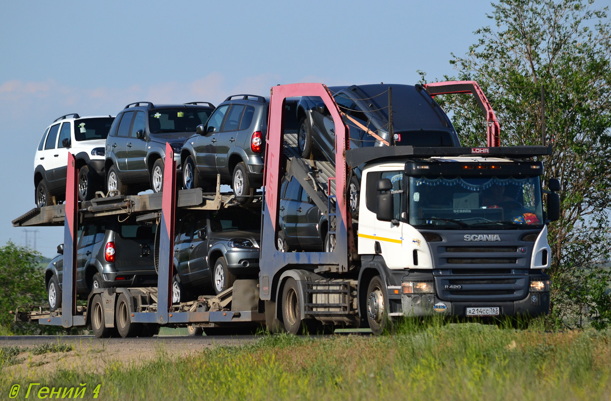 Самарская область, № А 214 СС 763 — Scania ('2004) P340