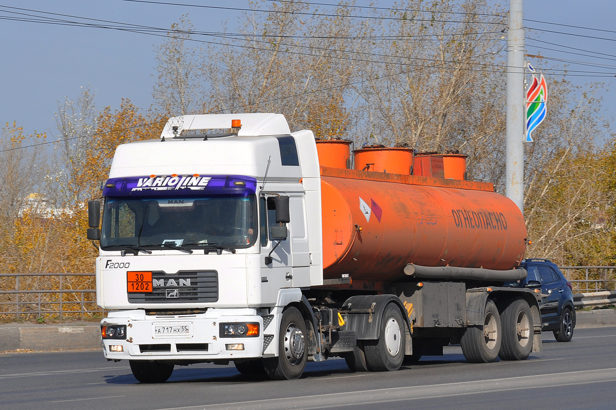 Омская область, № А 717 НХ 55 — MAN F2000 19.xxx (общая)