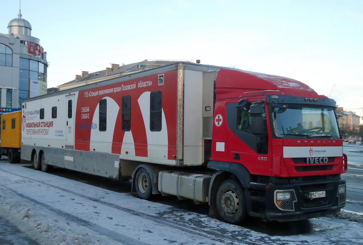 Псковская область, № В 827 ЕН 60 — IVECO Stralis ('2007) 430