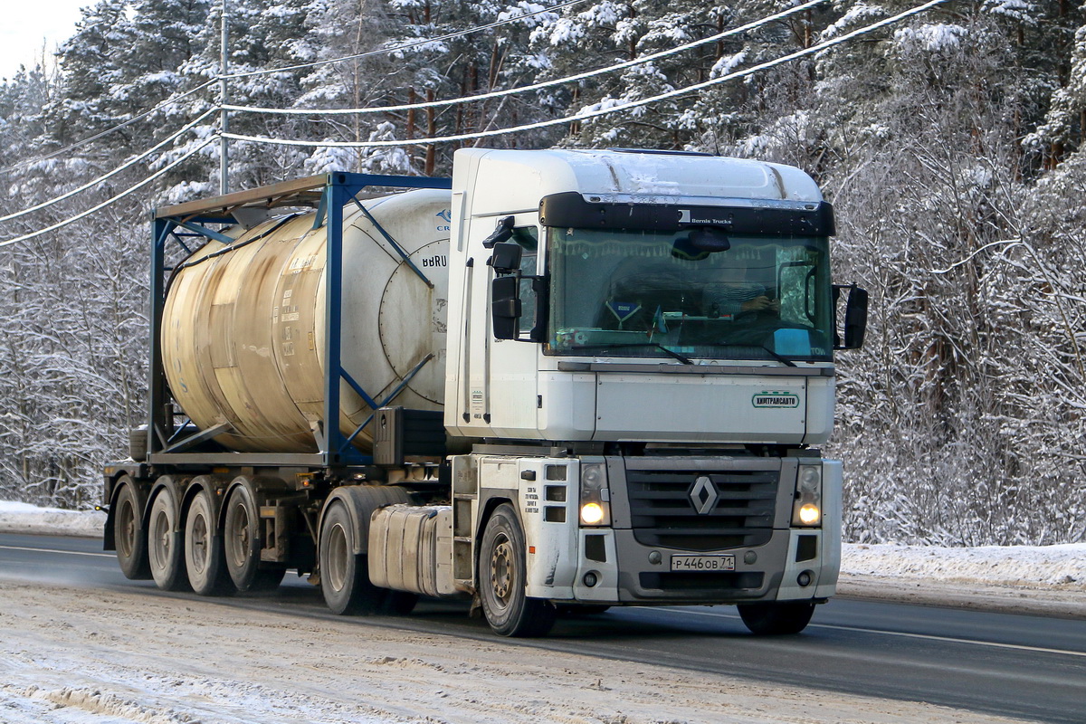 Тульская область, № Р 446 ОВ 71 — Renault Magnum ('2008)