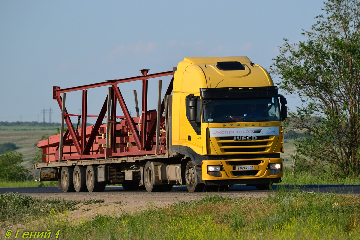 Чувашия, № В 024 КН 21 — IVECO Stralis ('2007) 420