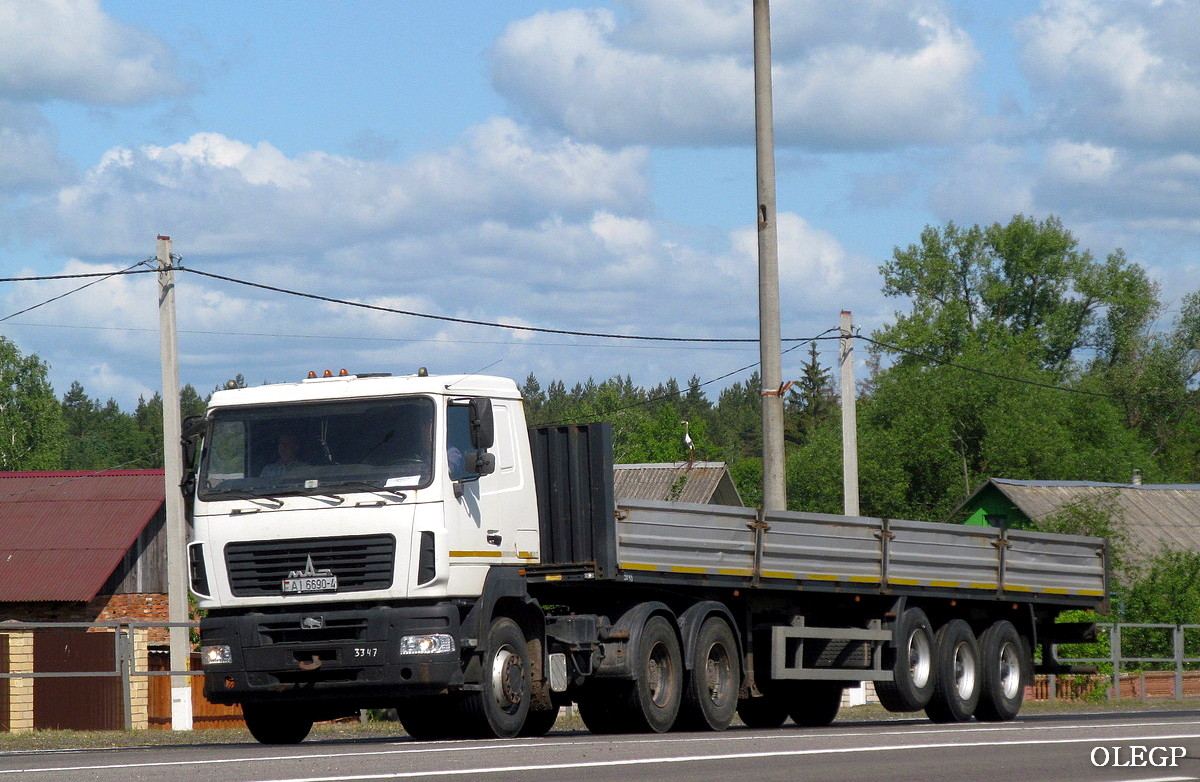 Гродненская область, № АІ 6690-4 — МАЗ-6430 (общая модель)