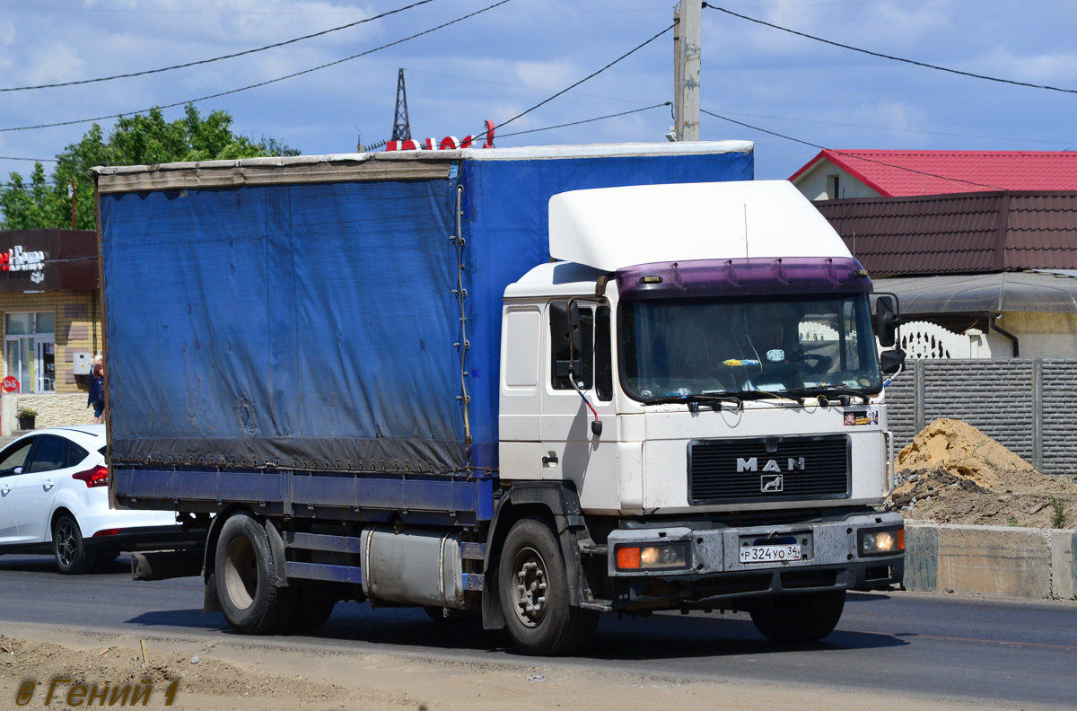 Волгоградская область, № Р 324 УО 34 — MAN F90 19.xxx (общая)