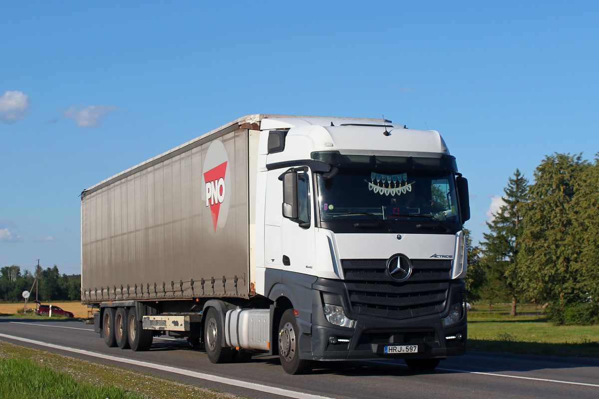 Литва, № HRJ 597 — Mercedes-Benz Actros ('2011) 1845