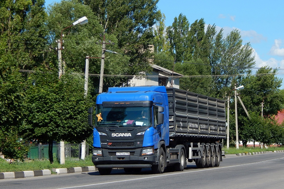 Воронежская область, № С 757 АА 136 — Scania ('2016) P440