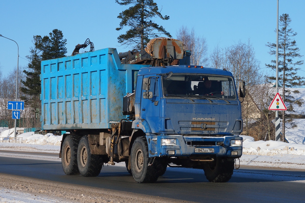 Ханты-Мансийский автоном.округ, № Т 847 АХ 186 — КамАЗ-43118-RF [43118F-R]