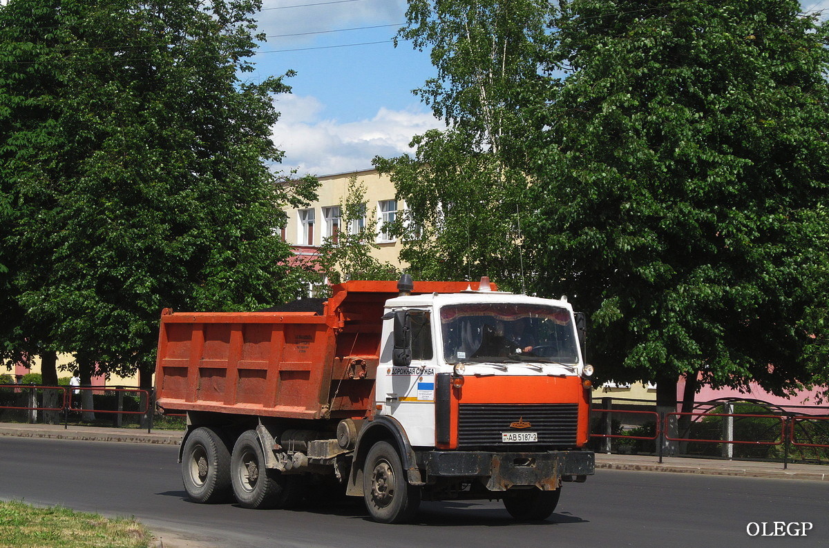 Витебская область, № АВ 5187-2 — МАЗ-5516 (общая модель)