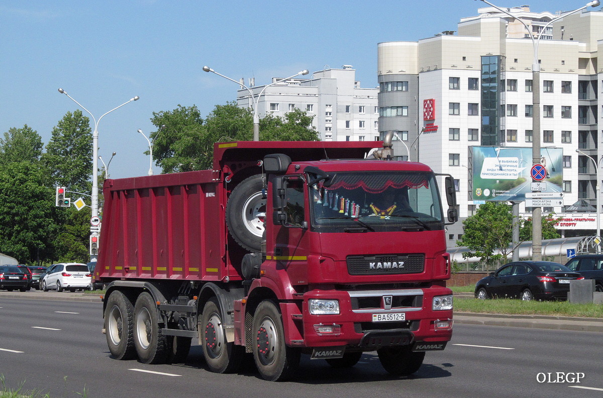 Минская область, № ВА 5512-5 — КамАЗ-65801 (общая модель)