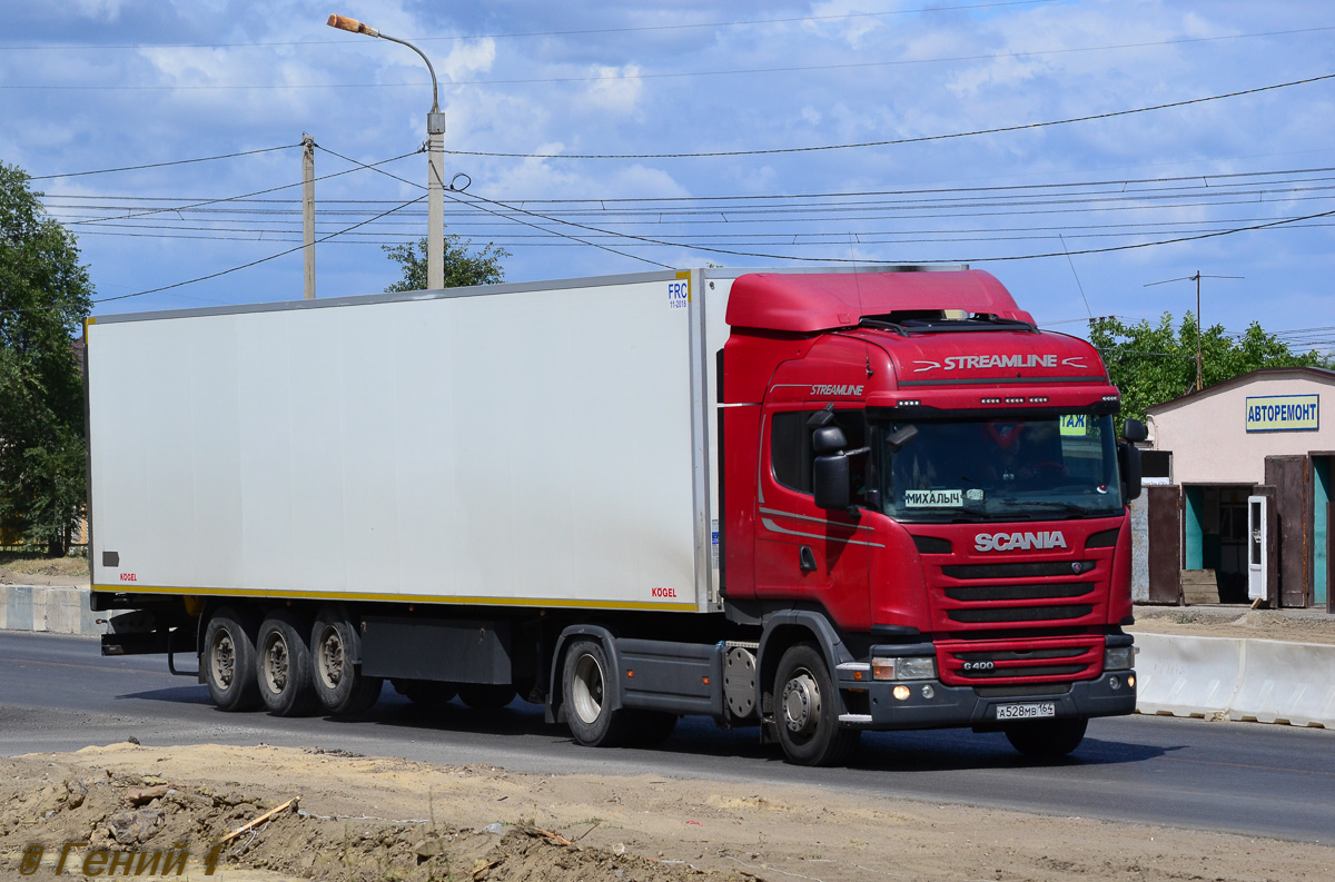 Саратовская область, № А 528 МВ 164 — Scania ('2013) G400