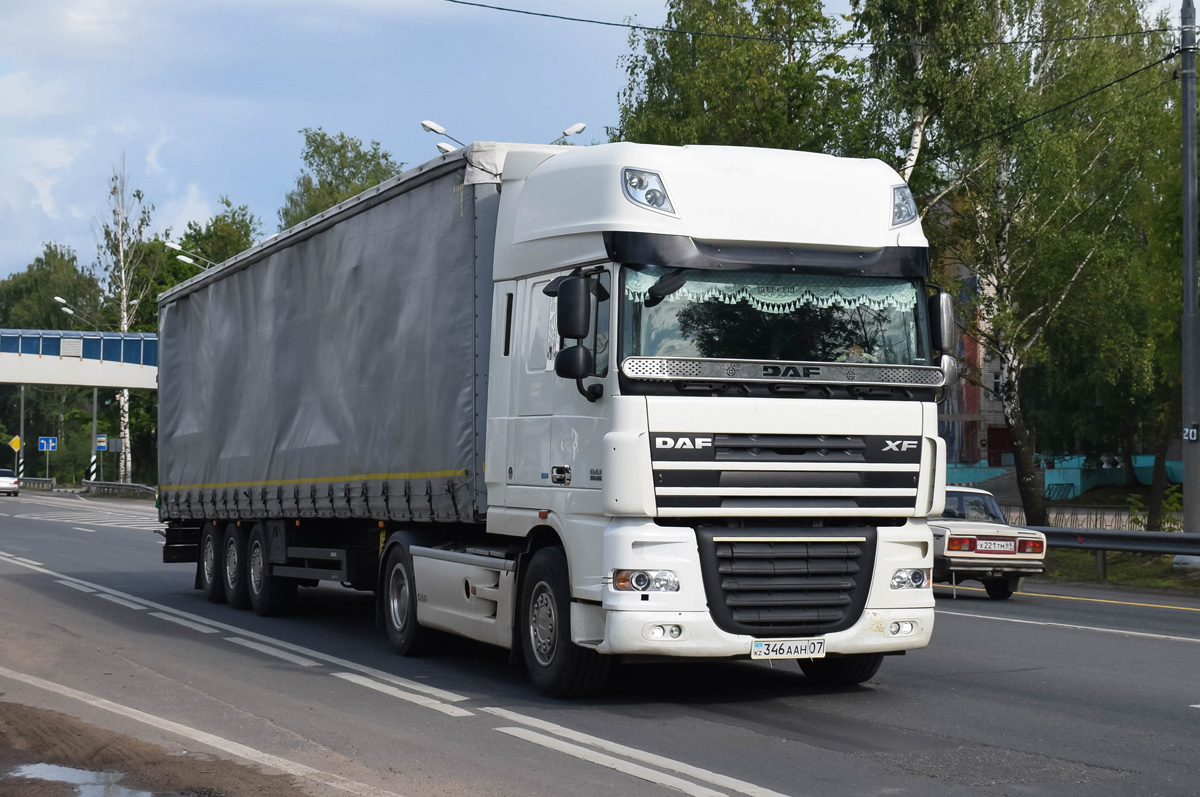 Западно-Казахстанская область, № 346 AAH 07 — DAF XF105 FT