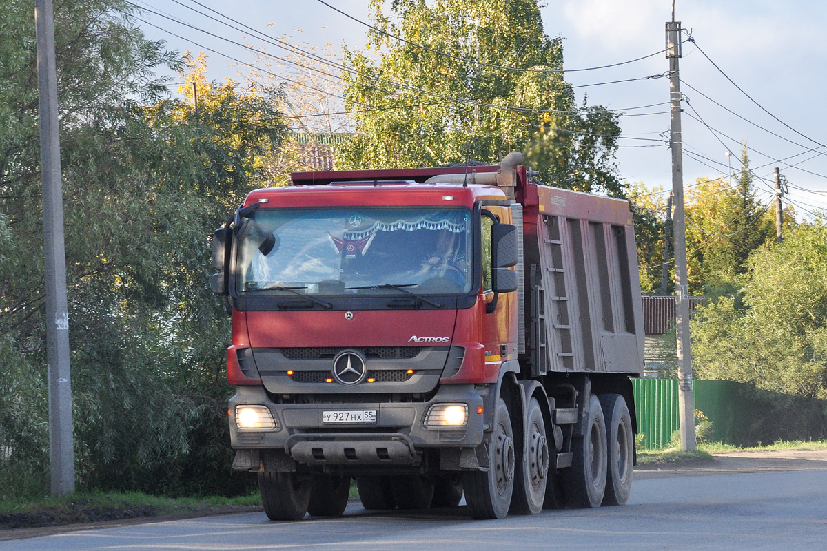 Омская область, № У 927 НХ 55 — Mercedes-Benz Actros '09 4141 [Z9M]