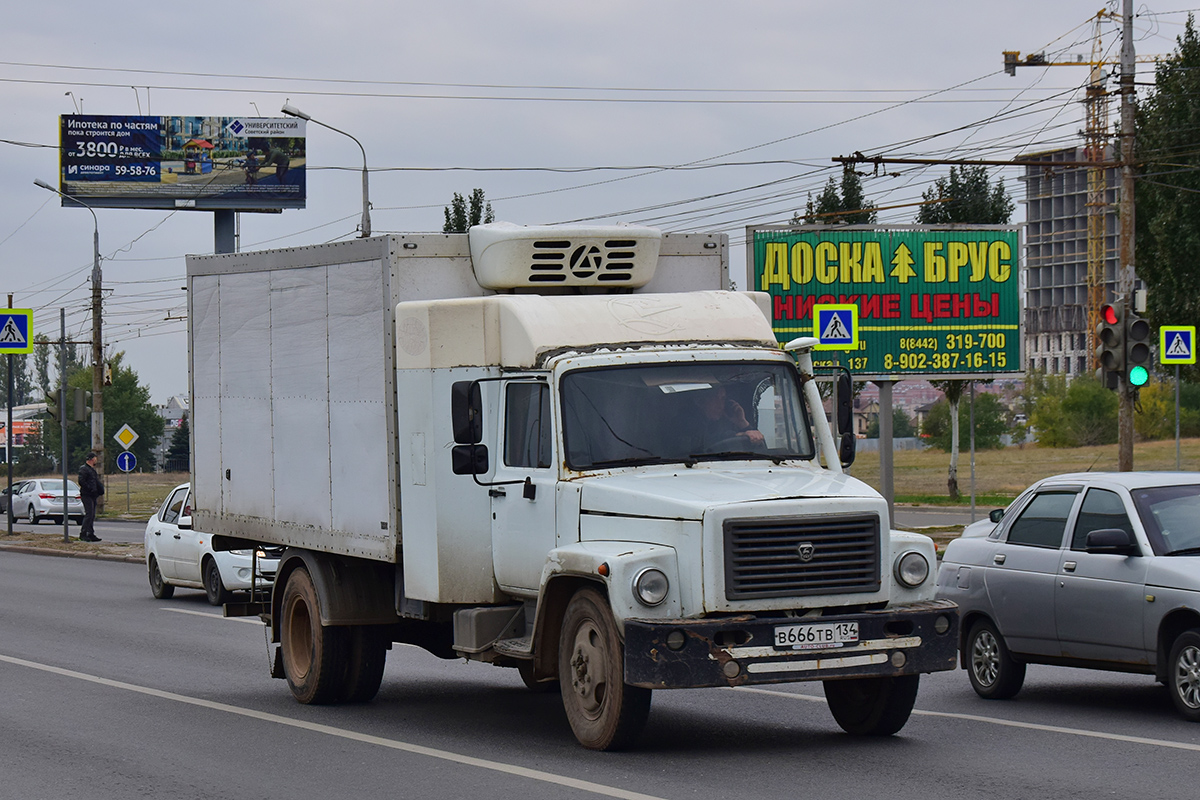 Волгоградская область, № В 666 ТВ 134 — ГАЗ-3309