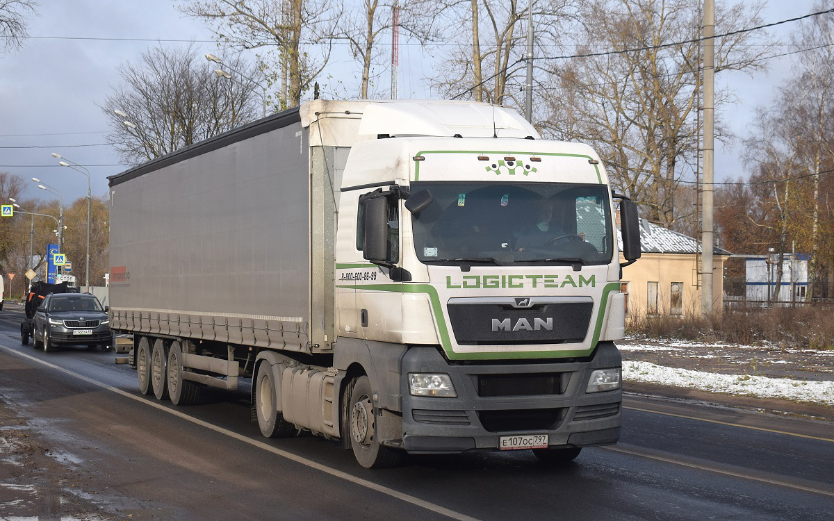 Тверская область, № Е 107 ОС 797 — MAN TGX ('2007) 18.440