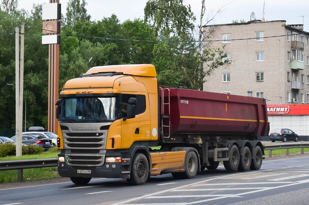 Тверская область, № К 221 СК 69 — Scania ('2011) P340