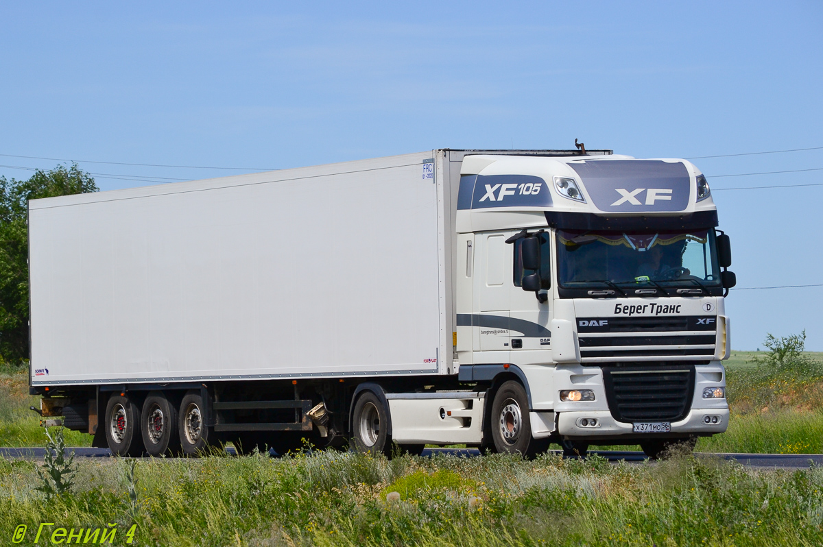 Пермский край, № Х 371 МО 56 — DAF XF105 FT