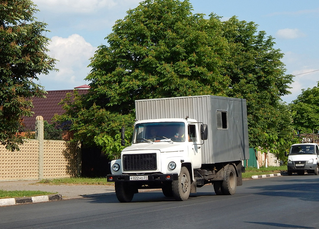 Белгородская область, № К 022 НО 31 — ГАЗ-3309