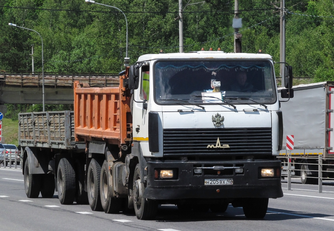 Калужская область, № Н 205 ВХ 40 — МАЗ-6501A8