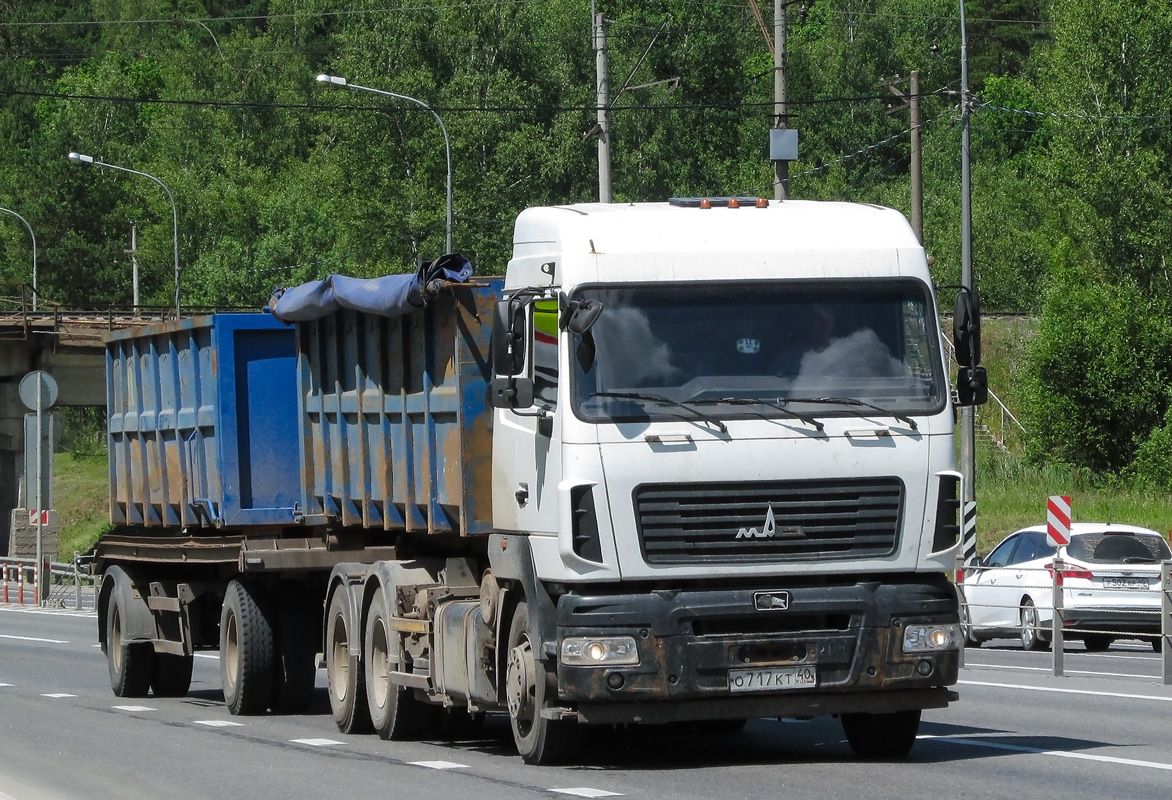 Калужская область, № О 717 КТ 40 — МАЗ-6312B9