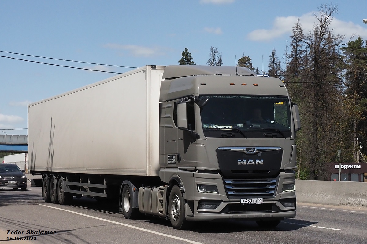 Вологодская область, № К 430 ТН 35 — MAN TGX ('2020) 18.440