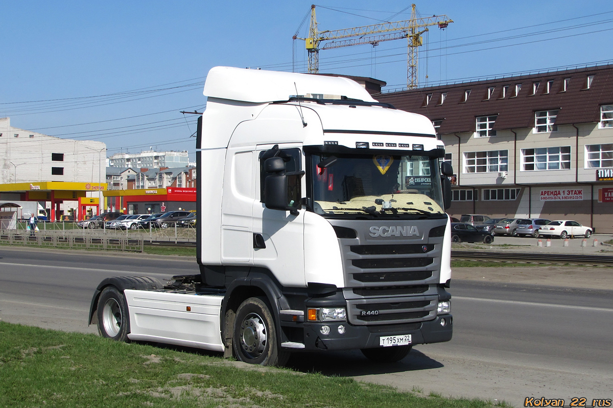 Алтайский край, № Т 195 ХМ 22 — Scania ('2013) R440