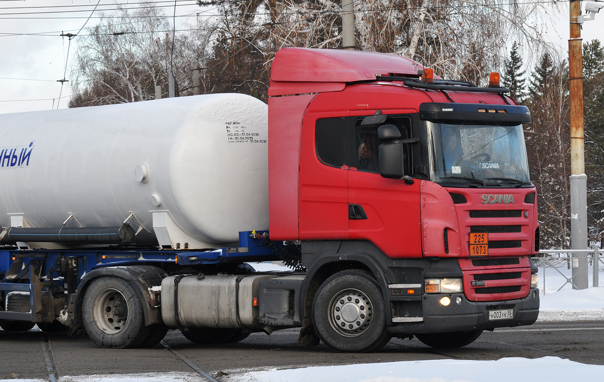 Омская область, № Н 003 УК 55 — Scania ('2004) R380