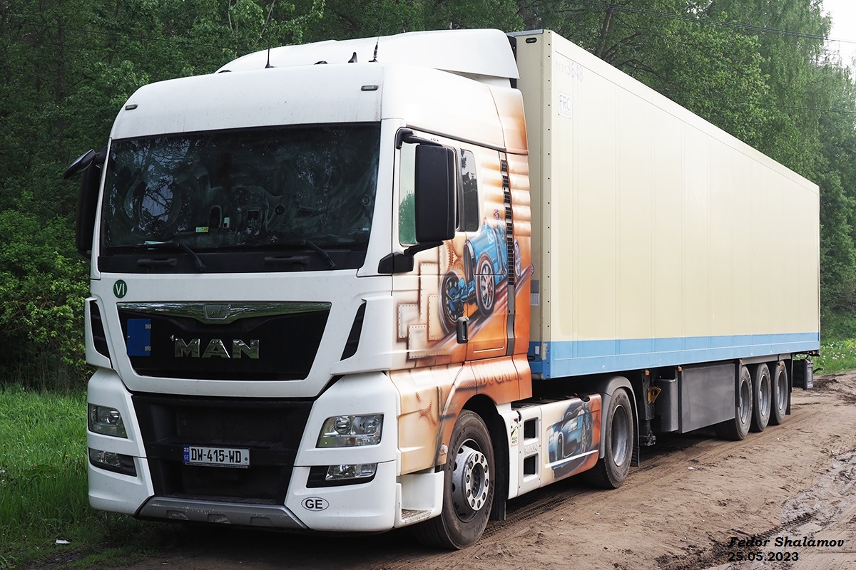 Грузия, № DW-415-WD — MAN TGX ('2012) (Общая модель)