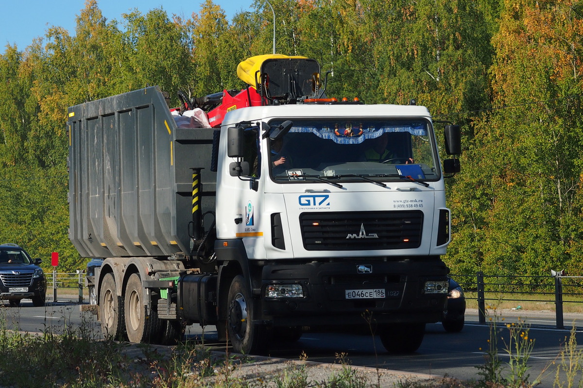 Ханты-Мансийский автоном.округ, № Е 046 СЕ 186 — МАЗ-6312C5