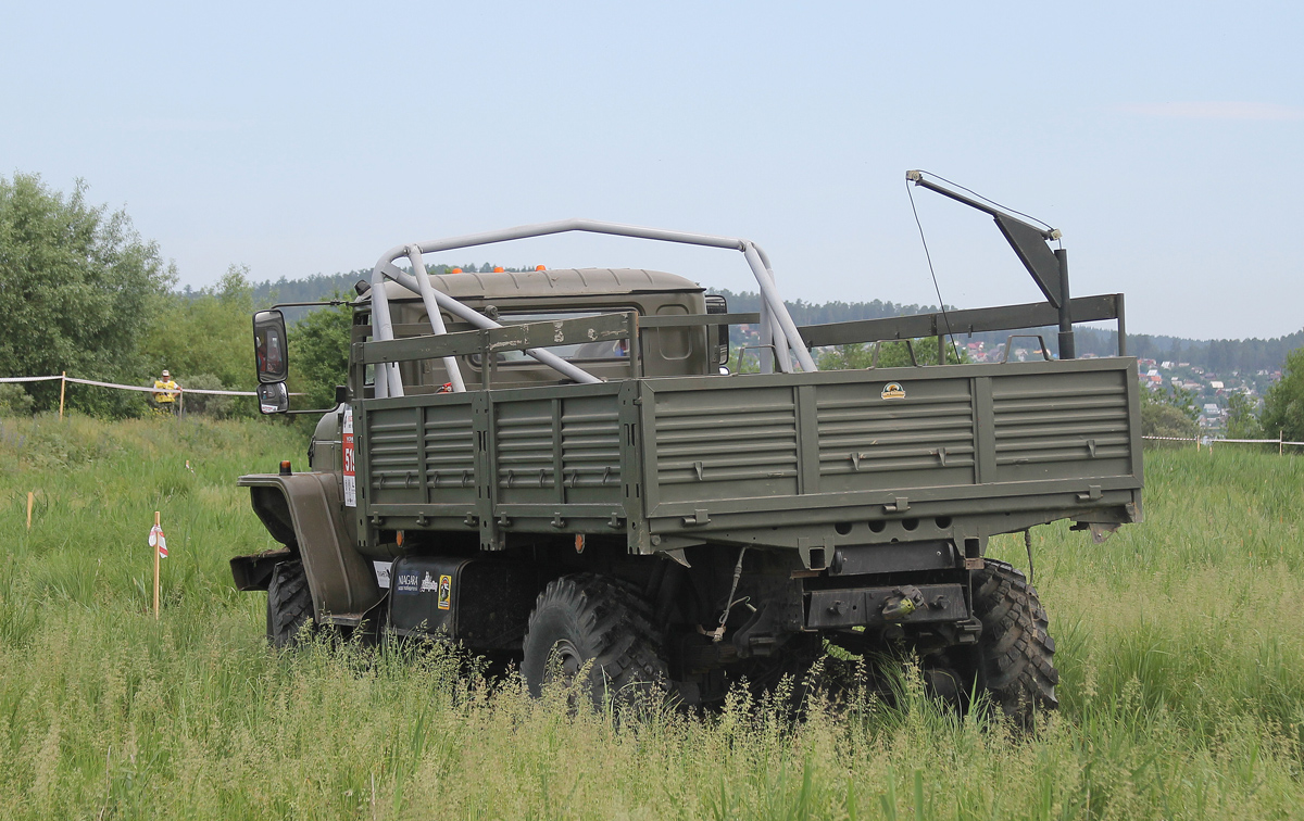 Челябинская область, № К 973 НС 74 — Урал-43206-61; Челябинская область — Автомобили без номеров; Челябинская область — Грузовой триал "Уральский рубеж 2024"