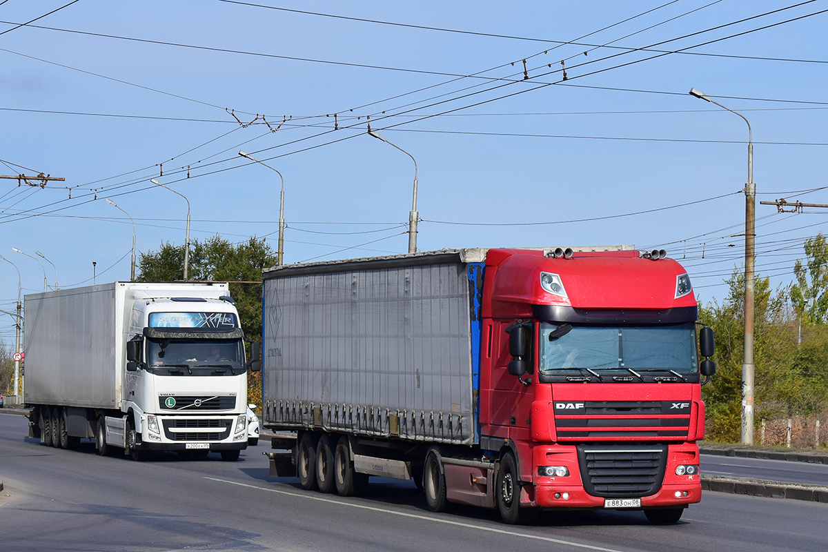 Калмыкия, № Е 883 ОН 08 — DAF XF105 FT