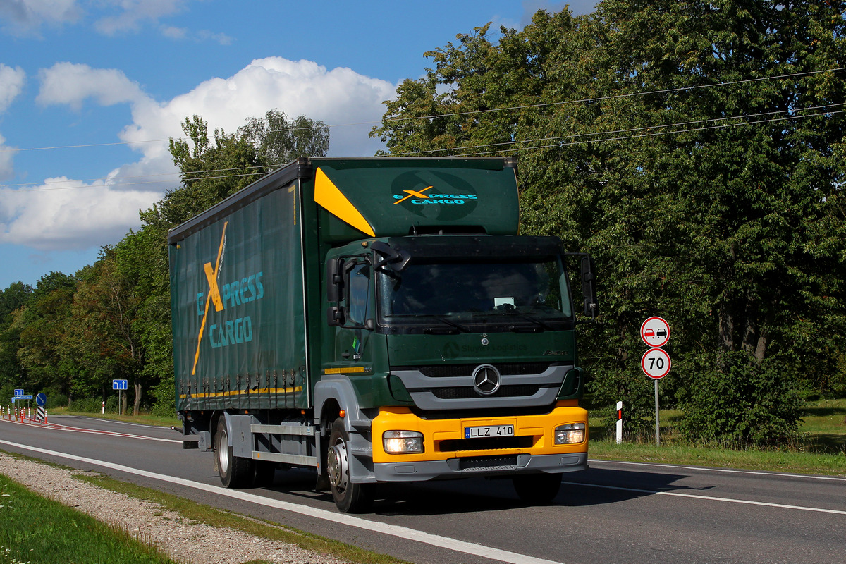 Литва, № LLZ 410 — Mercedes-Benz Axor 1824