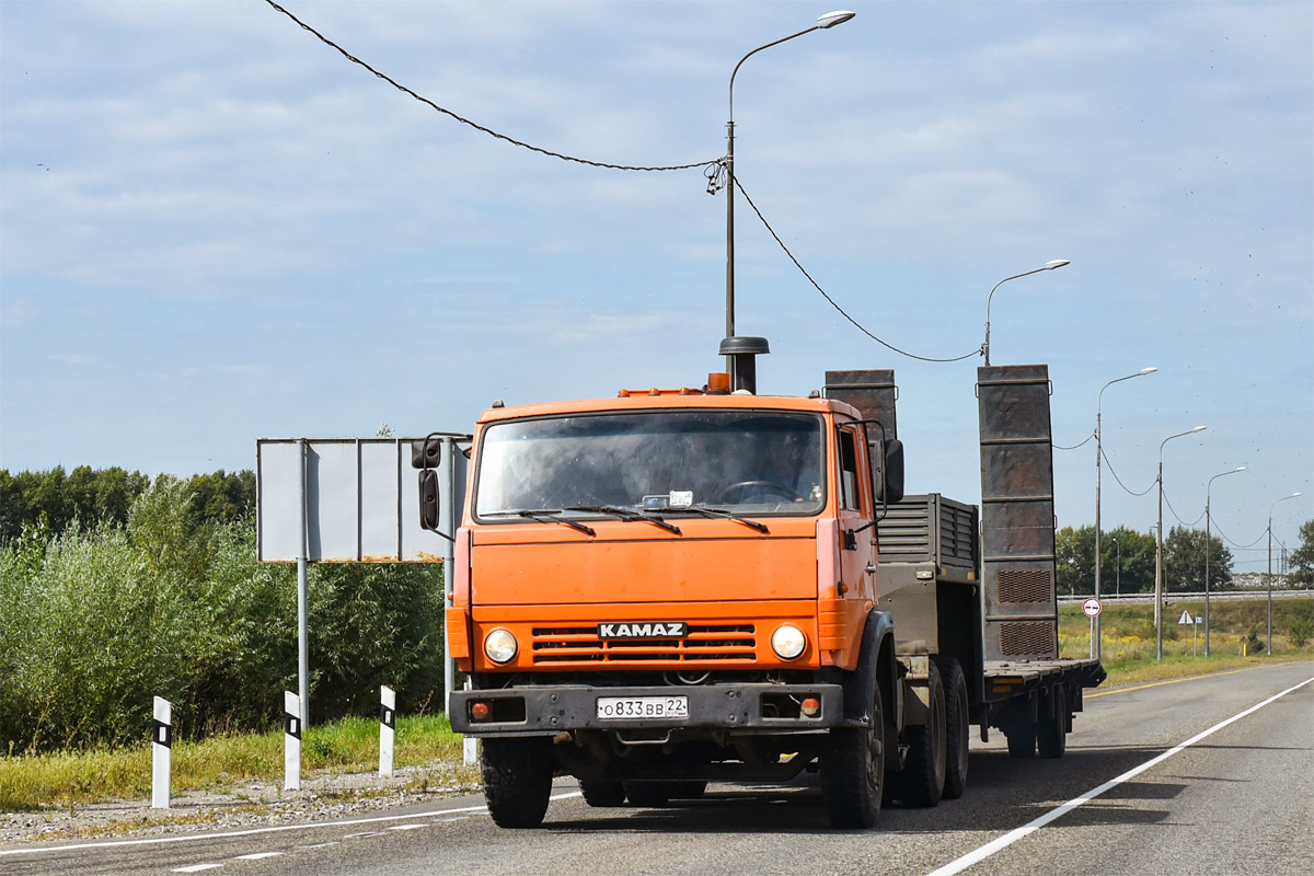 Алтайский край, № О 833 ВВ 22 — КамАЗ-5410