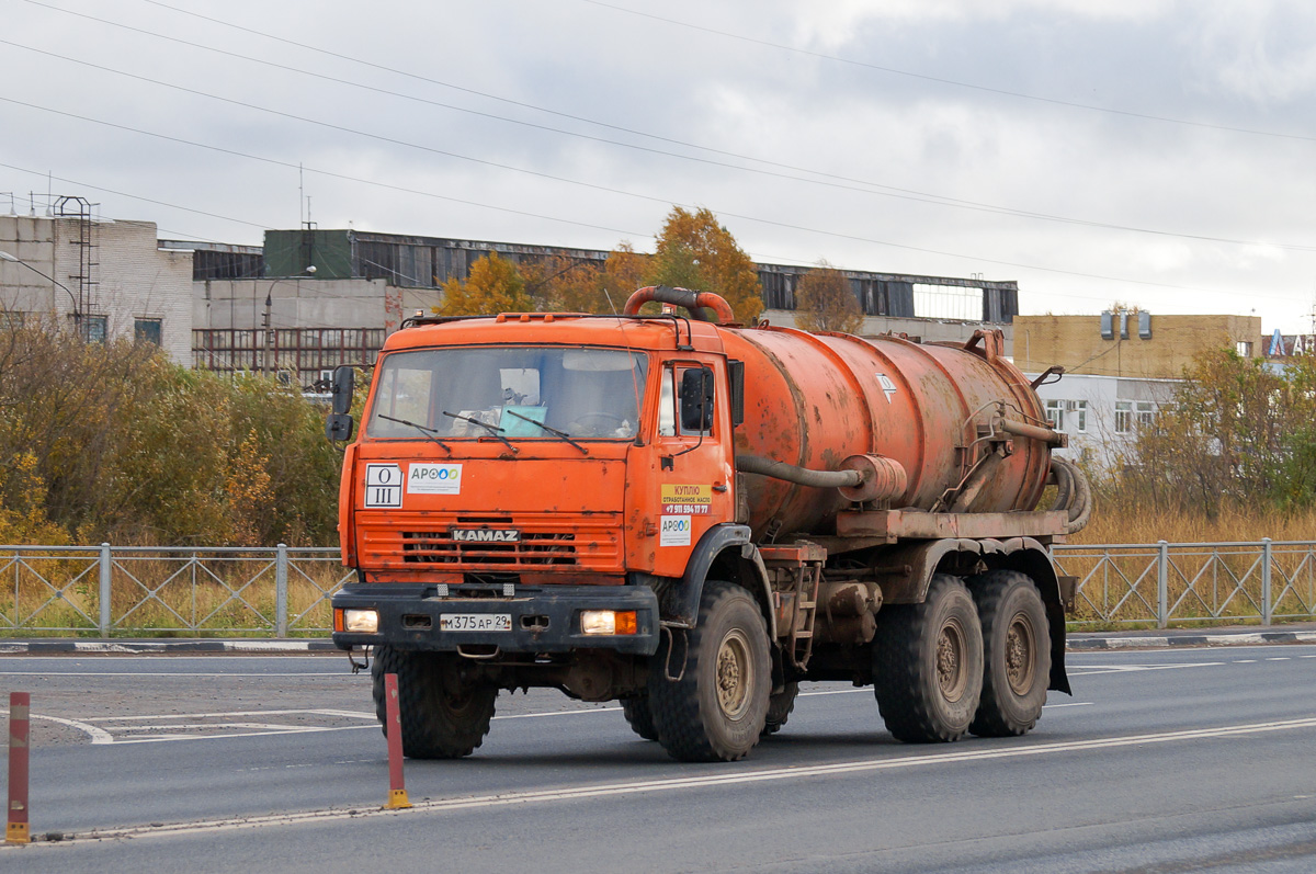 Архангельская область, № М 375 АР 29 — КамАЗ-43118-10 [43118K]